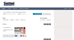 Desktop Screenshot of coupons.sentinel-echo.com